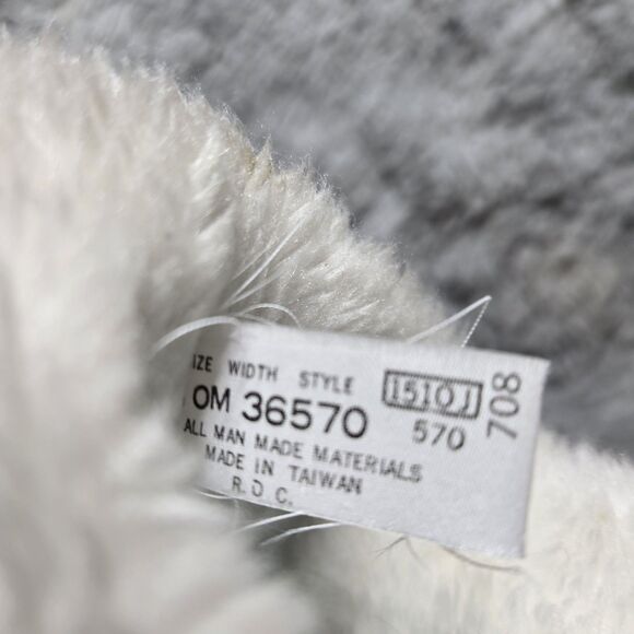 RDC Vintage 80s Womens Size 9 Sky Blue Waterproof Sherpa Lined 3 Inch Heel Boots - Picture 8 of 10